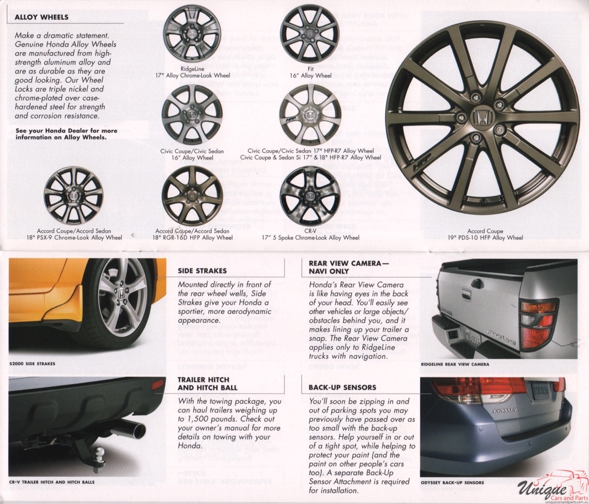 2008 Honda Accessories Brochure Page 6